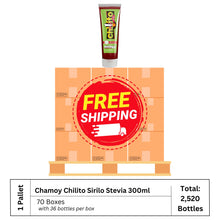 Load image into Gallery viewer, Chamoy Chilito Sirilo Stevia 300ml (1 Pallet/70 Boxes) 2520 Units Total
